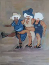 Les copines dansent le french-cancan